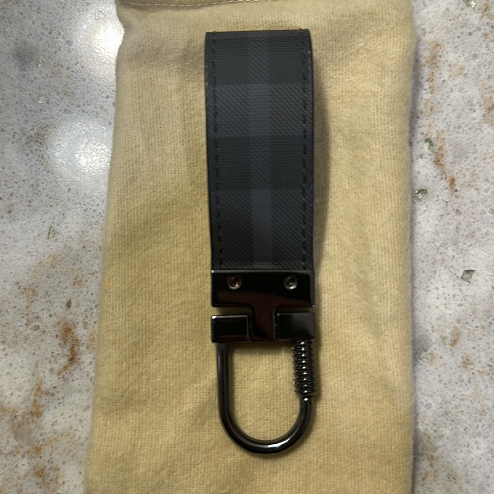 Burberry Leather Key Chain - Picture 2 of 5
